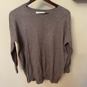 Mustard seed gray sweater